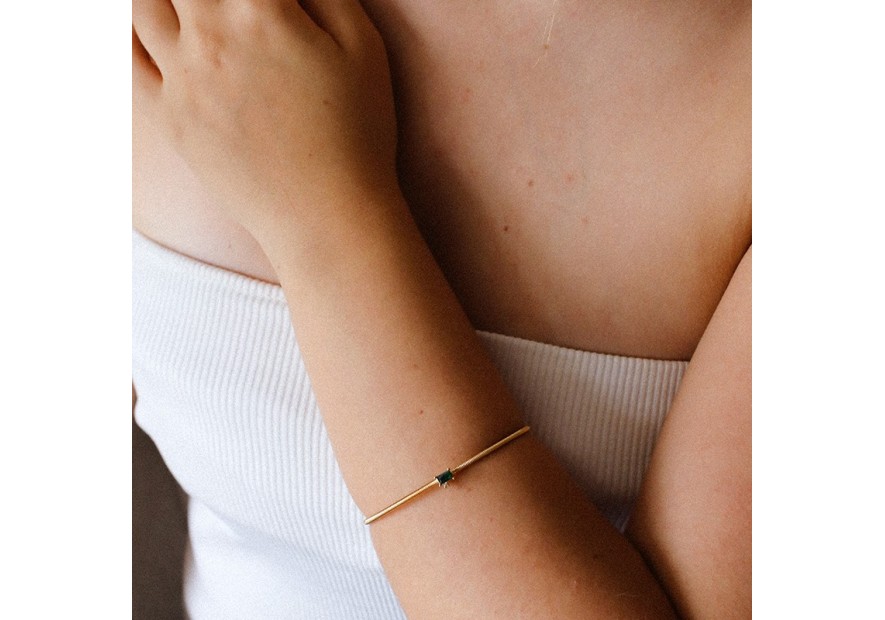 BRACELETE CRISTAL VERDE