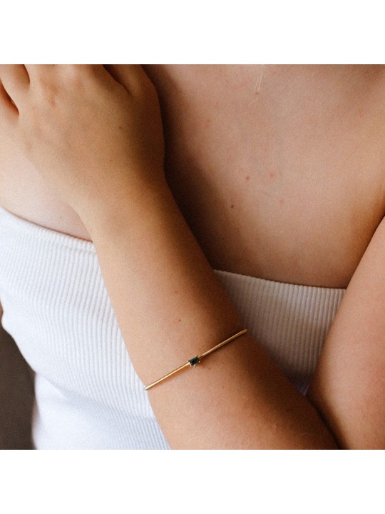 BRACELETE CRISTAL VERDE