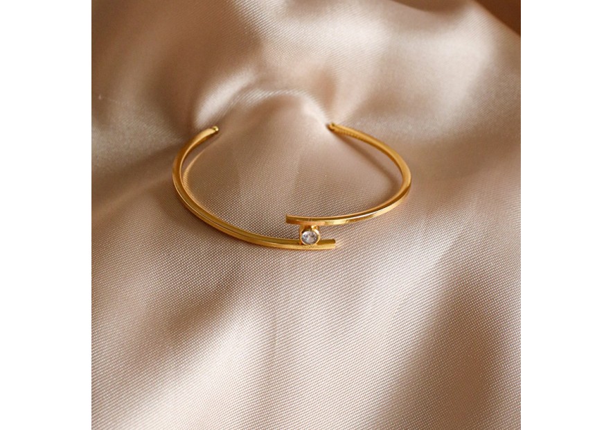 BRACELETE ABERTO TIRAS
