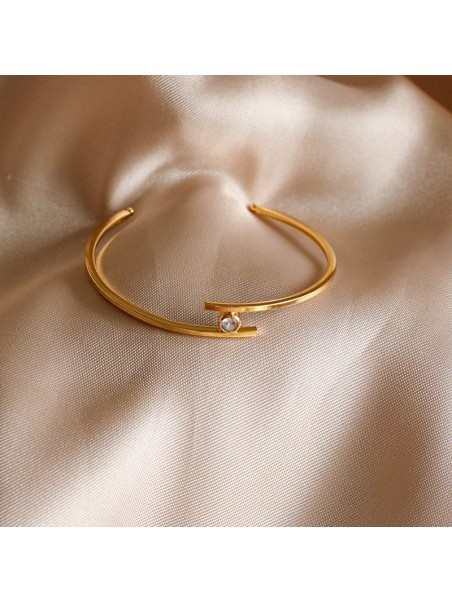 BRACELETE ABERTO TIRAS