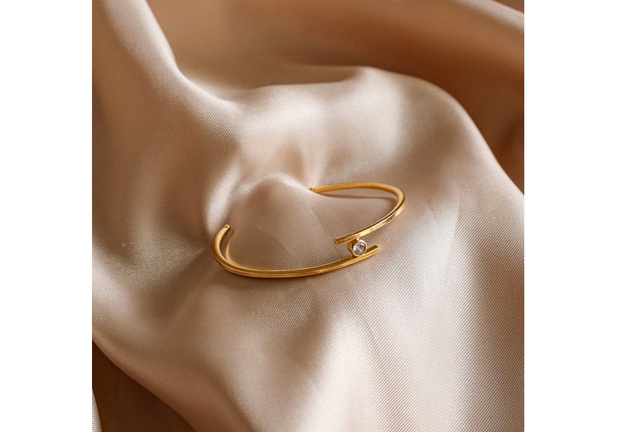 BRACELETE ABERTO TIRAS