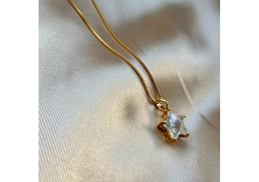 COLAR ESTRELA CRISTAL