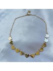 COLAR CHOKER CORAÇÃO MEDALHINHA