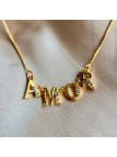 COLAR AMOR COM ZIRCONIA