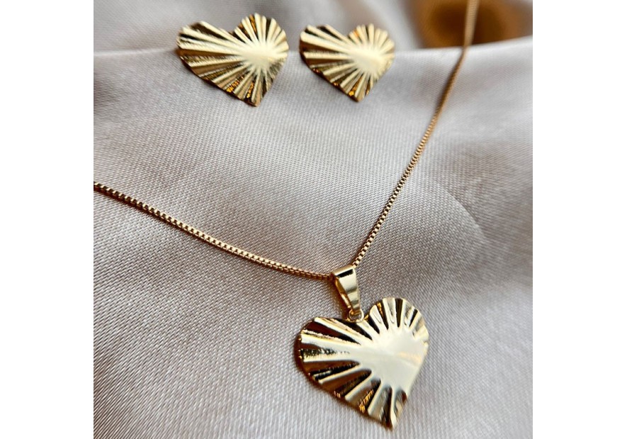 CONJUNTO CORAÇAO CHAPA