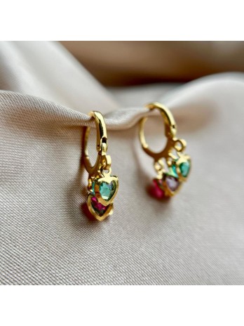 BRINCO ARGOLINHAS CRISTAIS