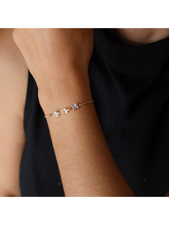 PULSEIRA QUADRADA ZIRCONIA