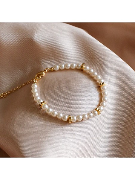 PULSEIRA PEROLA FLOR